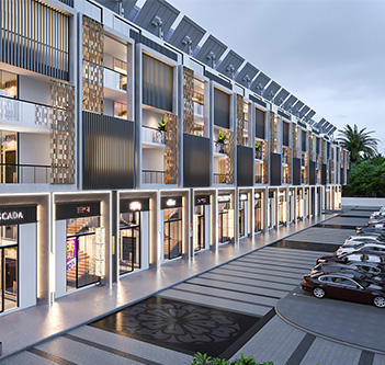 Aerial view of India WorldMart