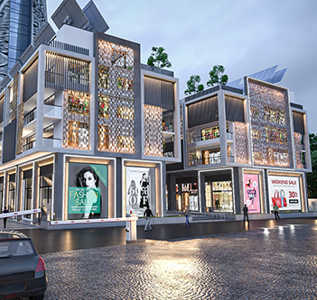 Night view of premium SCO plots